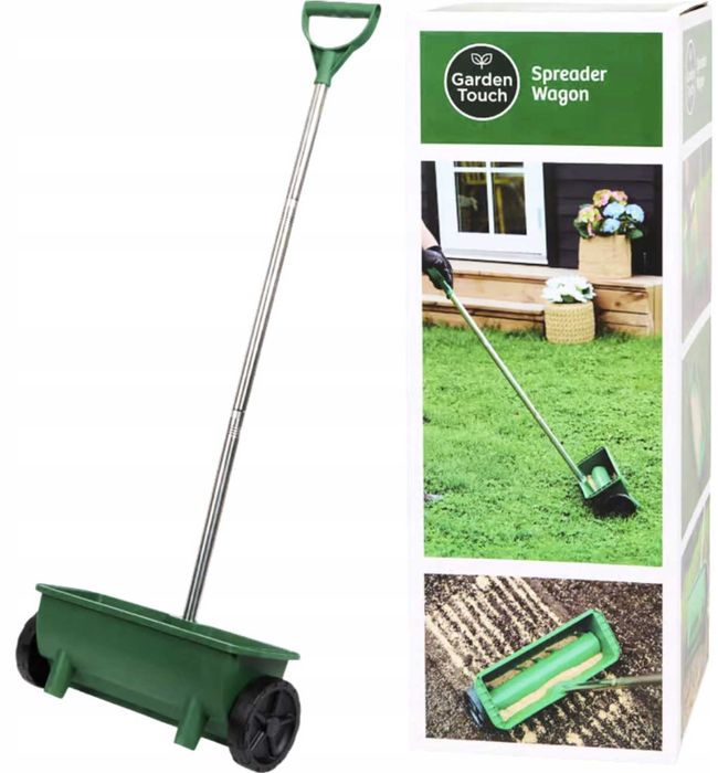 Градинска разпръсквачка за тор, семена и сол Garden Touch Spreader Wagon 4.4 л