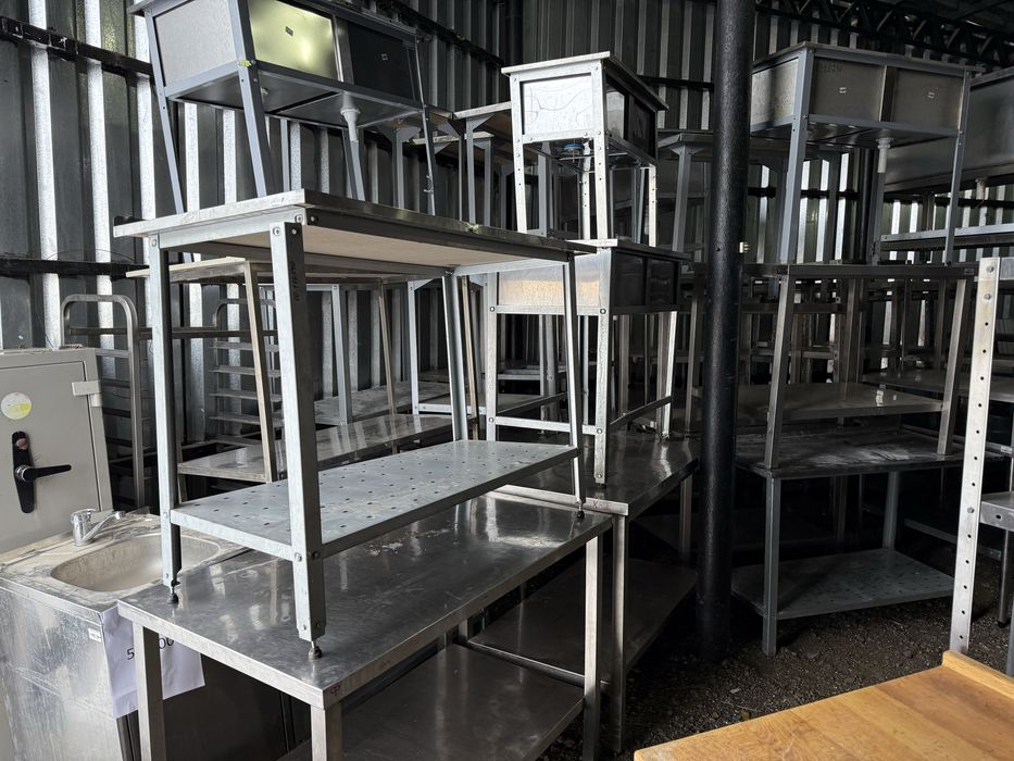 Столы металлические б/у