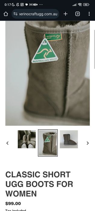 UGG copii  Merino Craft made in Australia