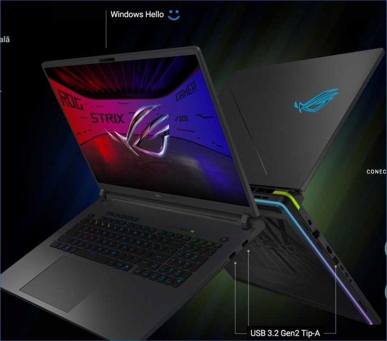 ROG Strix G16,Intel Core Ultra 9 275HX,RTX 5070,16GB RAM,garantie 3ani