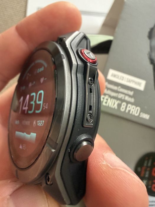 Garmin Fenix 8 Pro 51mm AMOLED Sapphire - Factură Garmin Oct. 2025 + Curea NOUA verde mentă