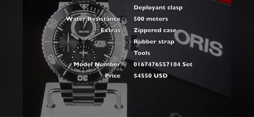 Ceas Oris Carlos Coste limited edition, impecabil