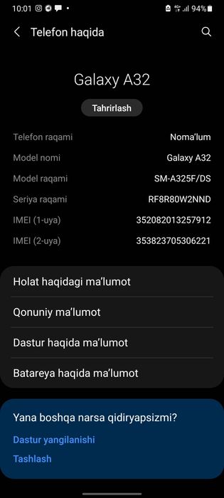 Samsung galaxy a32