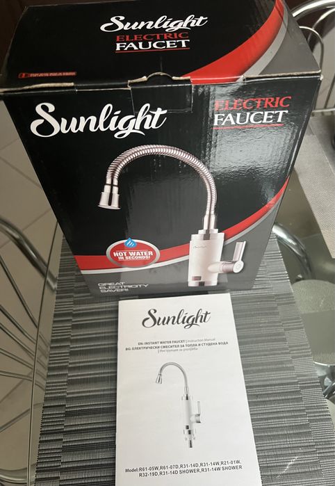 Бързо нагряващ смесител за вода.