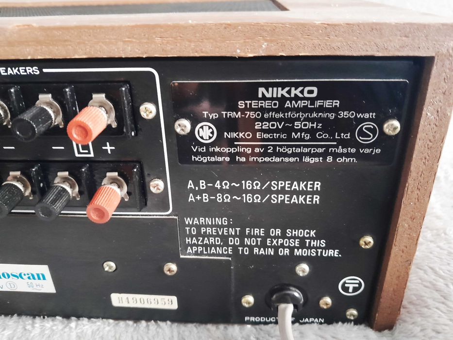 NIKKO TRM-750 amplificator vintage *1978 Oradea • OLX.ro
