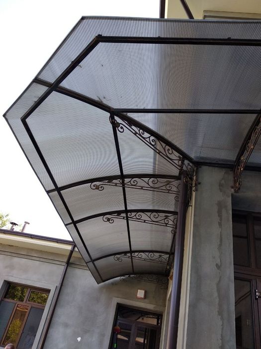 Навес, Дарвоза,Решётка, Перила — Премиум ковка ишлари Кафолат