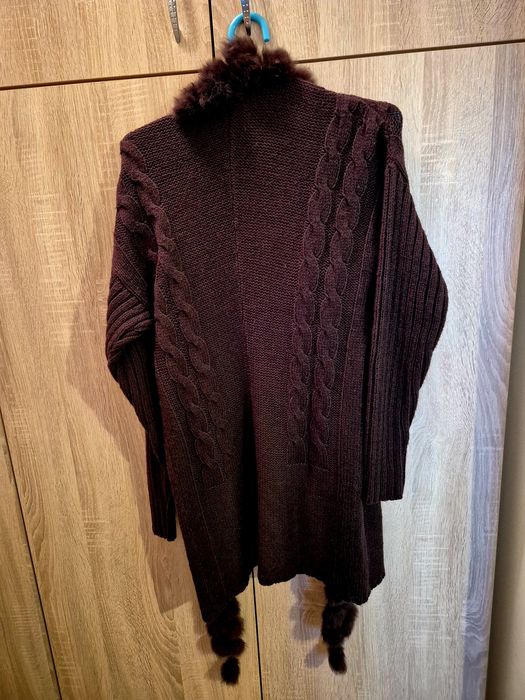 Cardigan elegant cu blanita