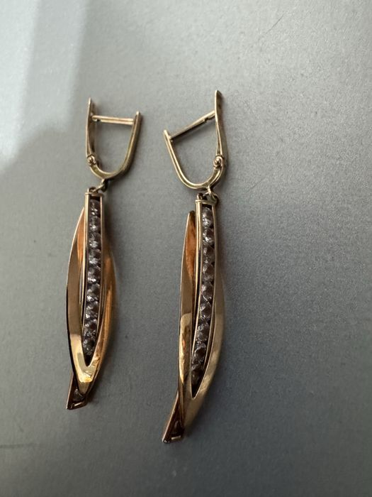 Золотые серьги 585 проба