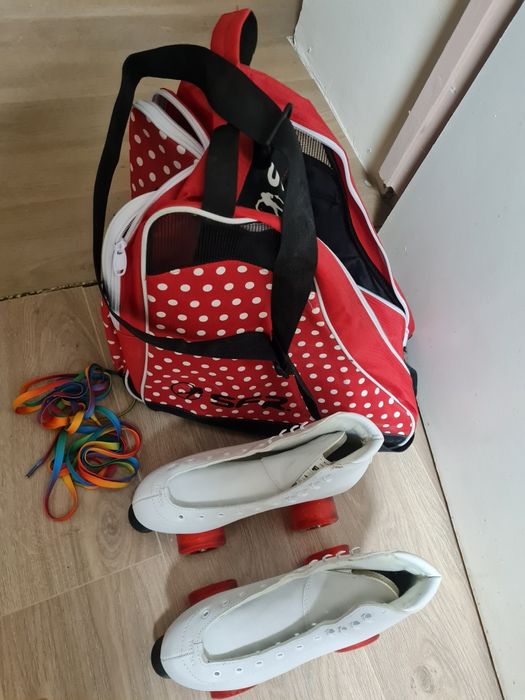 Rookie- ролери (Classic II White Quad Roller skates)