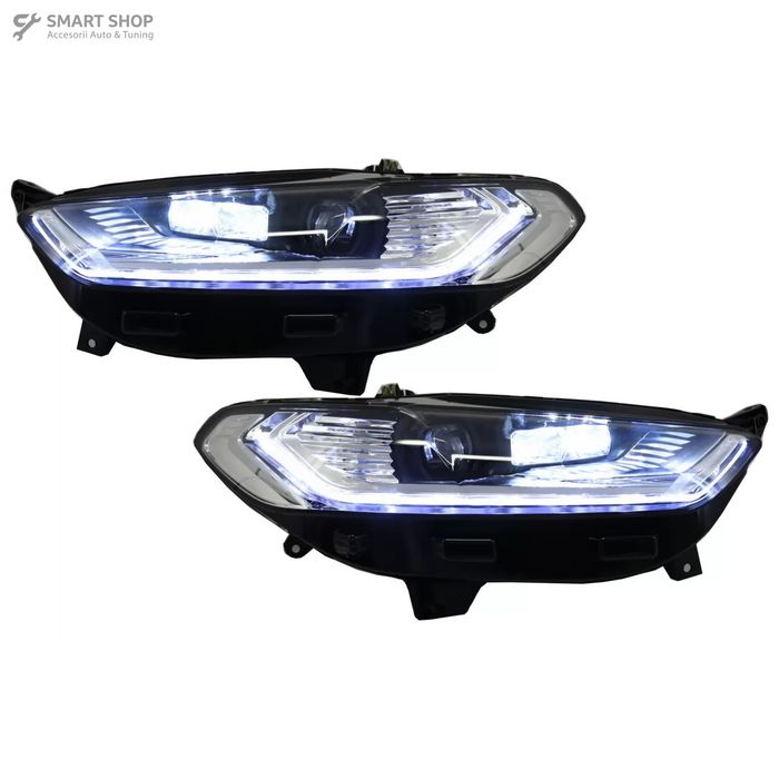 Faruri LED DRL Ford Mondeo MK5 (2013-2018) Semnalizare Secventiala Cro
