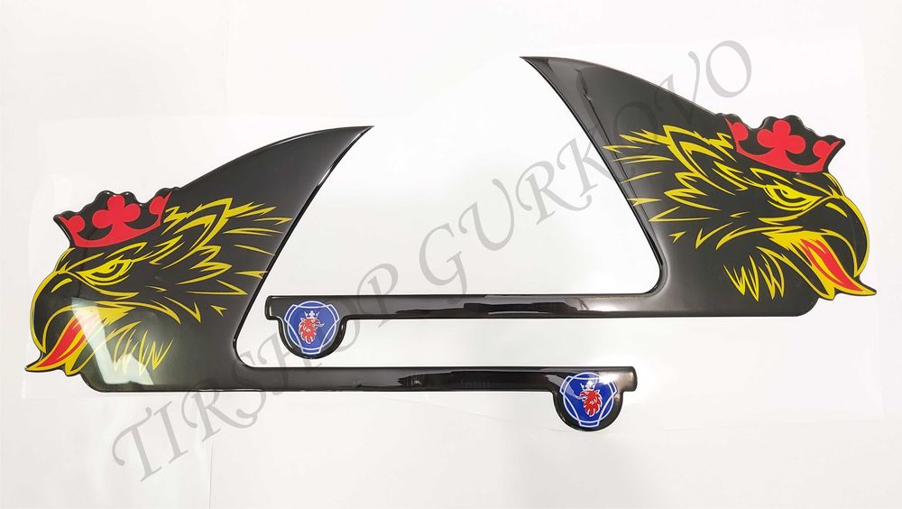 Силиконови стикери декорация за камион СКАНИЯ ВОЛВО ДАФ МАН ИВЕКО РЕНО