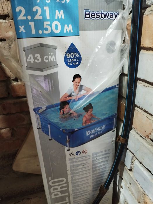 Бассейн каркасный.                                  .