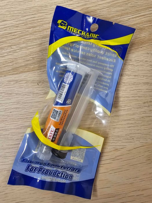 Паста тинол флюс MECHANIC XG-50 за запояване на SMD BGA елементи 35г
