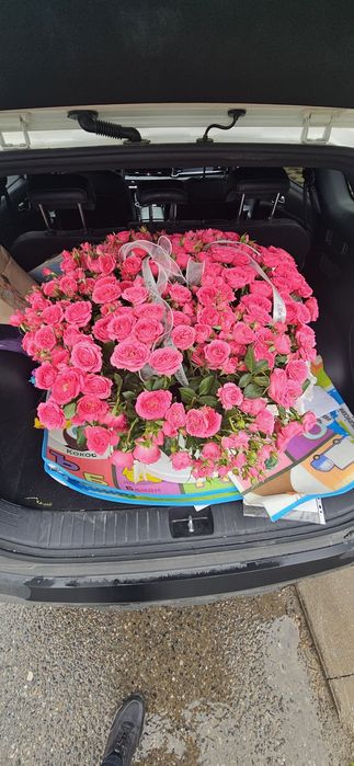 Букет цветы большие