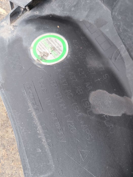 Предна броня Audi A7 4g8 C7 Facelift с отвори за дистроник