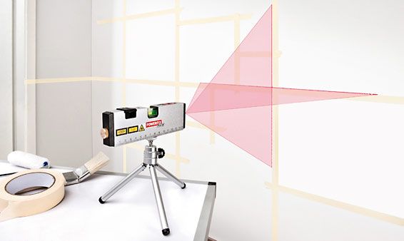 Профи магнитен нивелир с лазерни маркери- НЕМСКИ!!