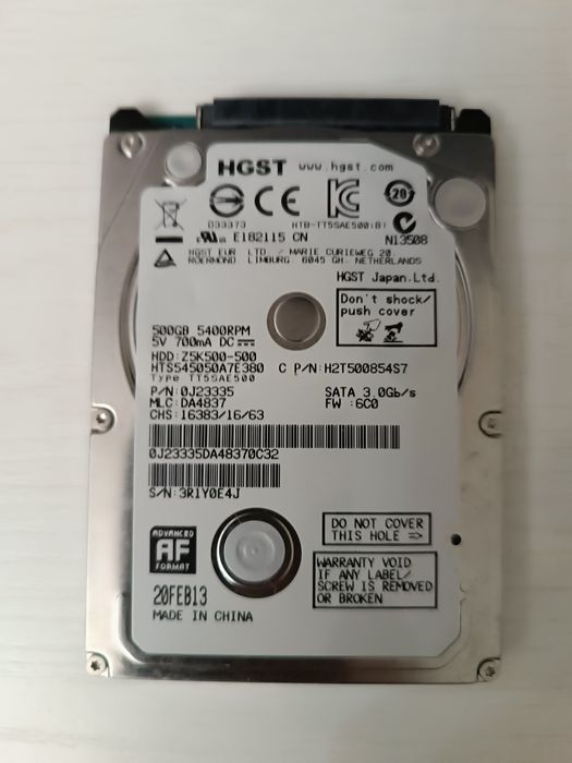 Продам HDD диск для ноутбука