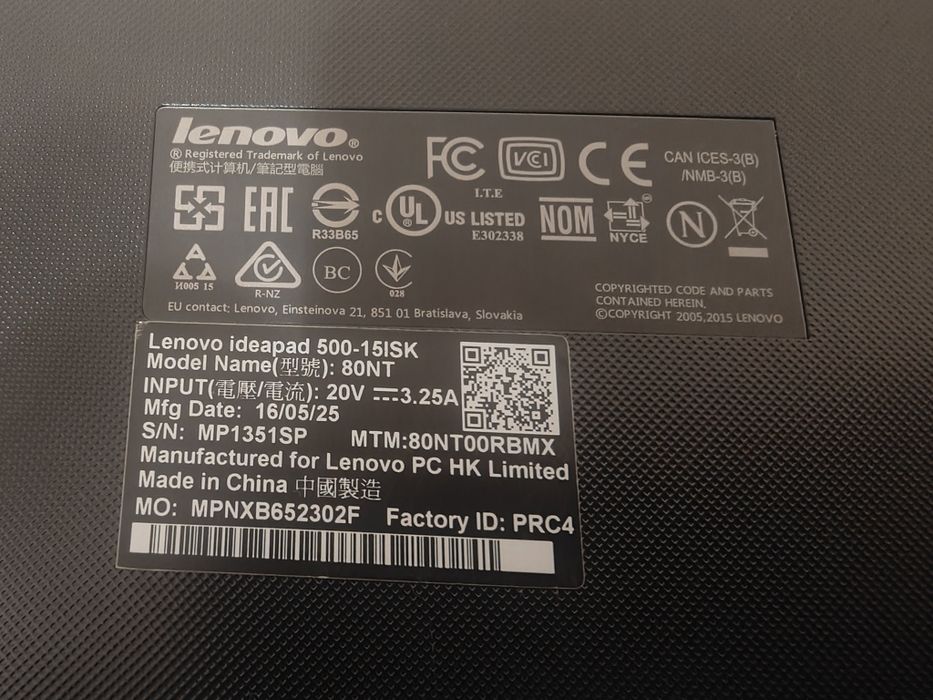 Laptop Lenovo 15.6 inch
