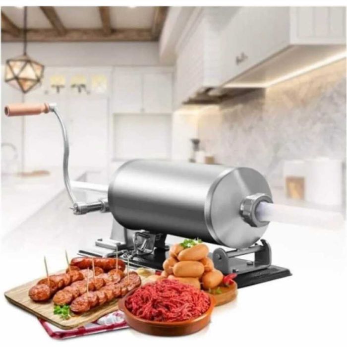 Пълначка за наденички и колбаси 4 литра с метален плот – хоризонтална