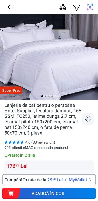 Lenjerii pat Hotel Supplier