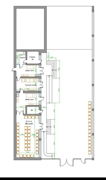 Бино ижарага топширилади. Хадра, Цирк. 350 м2