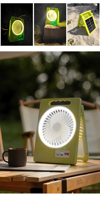 Quyosh energiyasida ishlovchi ventilyator-chiroq (Solar Fan Light) CCC