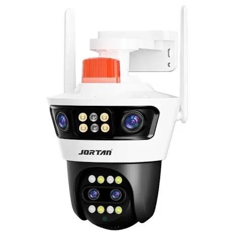 Camera Supraveghere WiFi JORTAN 7AL 12MP 4 Lentile cu Zoom 6x Rotire 360° Alarma Vedere Nocturna Color Ethernet Waterproo