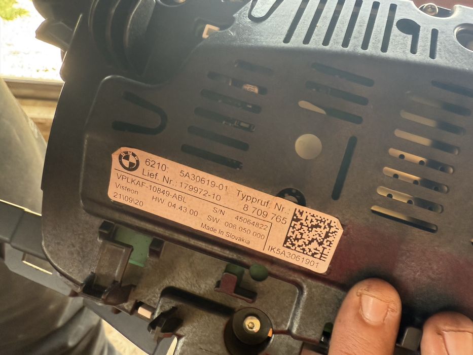 Дигитален километраж бмв г20 г21 г22 г42 bmw g20 g21 g22 g42 g05 g26