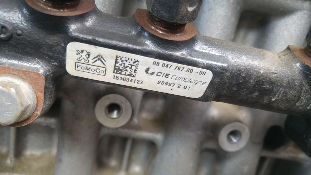 Rampa injectoare xvjb 1.5 tdci ecoblue ford ecosport 9804776780