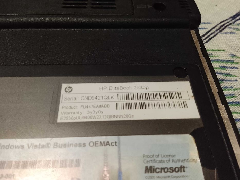 Ноутбук HP EliteBook 2530p