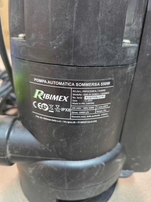 RIBILAND - Pompă automată de apă imersată numită „pivniță cu vid”