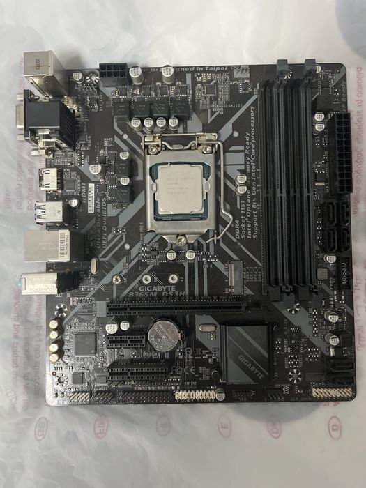 Kit placa de baza Gigabyte B365M DS3H + Intel Core i5 8400 2.8GHz