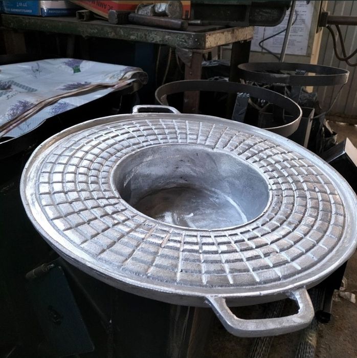 Disc gratar 50cm cu oala