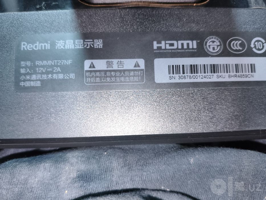 Продается монитор 27 redmi