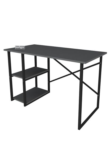 Бюро с 2 рафта, Компютърно бюро, Офис бюро, Бюро за учене, 60х120см