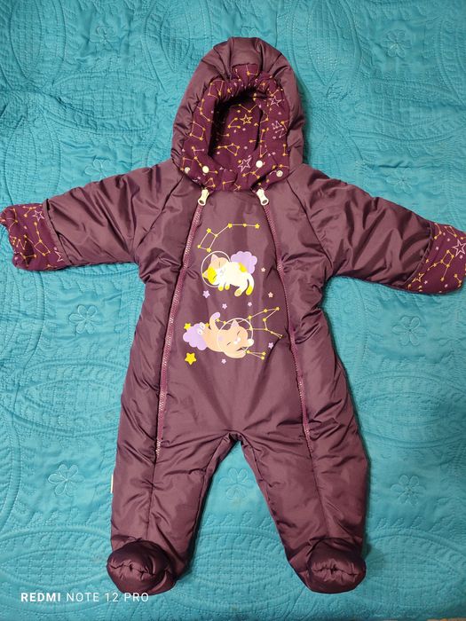 Демисезонный комбинезон на девочку