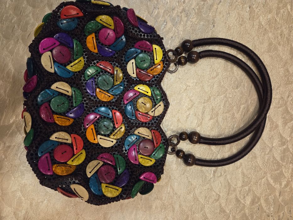 Дамска цветна чанта