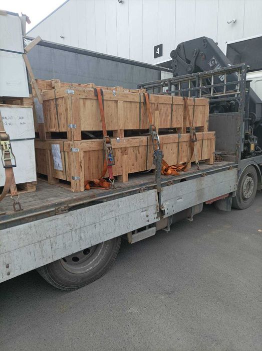 камион с кран,транспорт и товаро- разтоварни услуги-професионално решение