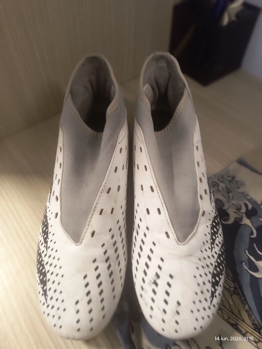 Ghete fotbal Adidas Predator Accuracy 4 cu crampoane mărimea 42