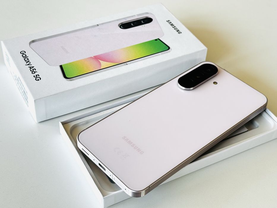 Samsung A56 8GB Ram 128GB Pink Гаранция 6 месеца