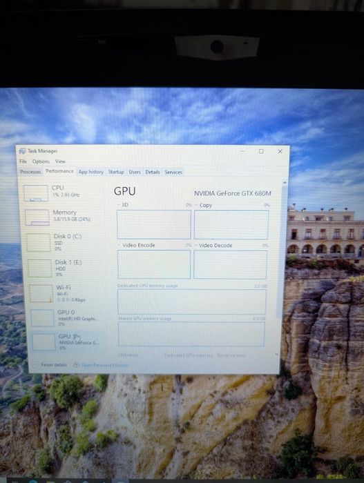 Laptop Gaming MSI  Ms-1763 CPU i7-4810MQ  ram 16 gm ssd video gtx 680M