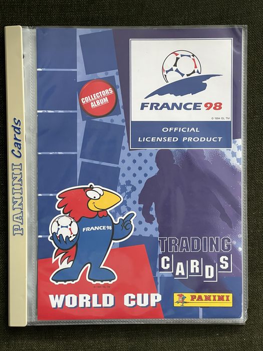 Panini World Cup 1998 Franta 98 Set Complet 100 Trading Cards / Binder