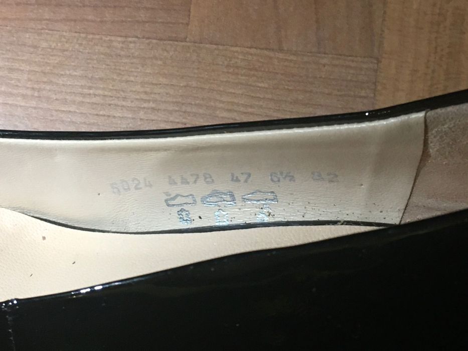 Pantofi din piele lacuita Hogl