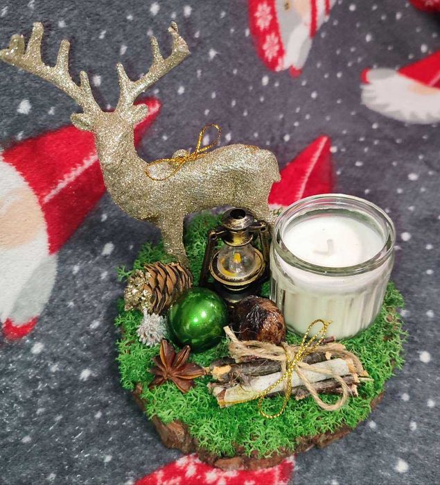 Коледна декорация от Скандинавски мъх