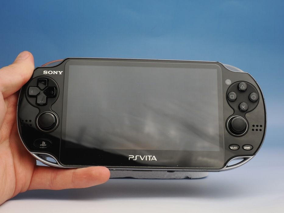 PS Vita OLED PCH-1004 modat, 256 GB SanDisk, USB-C, pachet complet