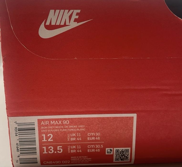 Nike Air Max 90 46н. 30см CN8490-002