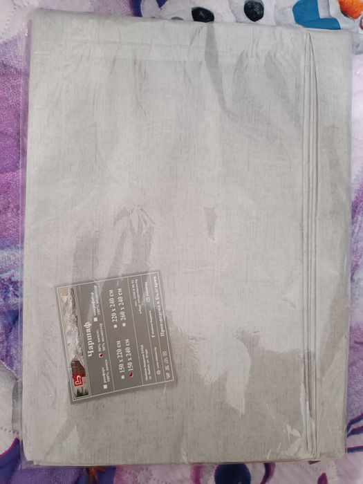 Комплект чаршаф плик олекотена завивка