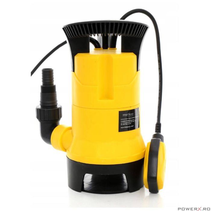 Pompa submersibila cu plutitor pentru apa murdara 1", 1650 W, Kraft