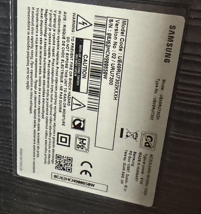 Televizor Samsung 4K curbat 126 cm