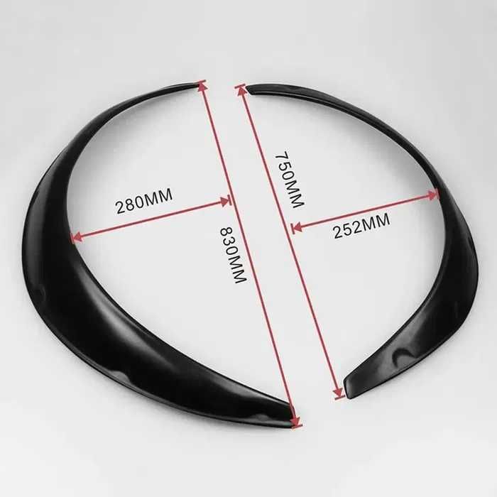 Разширители/Раздувки/Вежди за Калници PVC предни + задни-YF20893